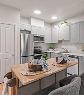 The Residences at Stone Creek in Milton, Washington Model Kitchen
