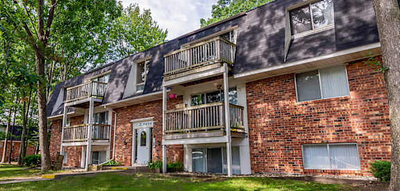 Private Balconies at Tiffany Woods Apartments Muskegon MI