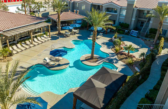 Refreshing Swimming Pool at Apartment Community in Las Vegas
