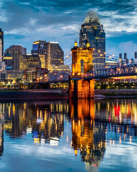 downtown cincinnati at East Pointe Apartments, Cincinnati, OH, 45245