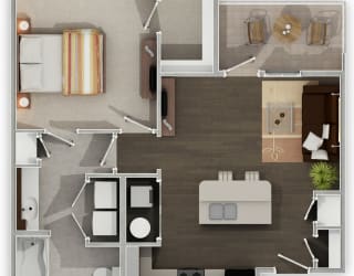Sierra Ridge The Bakken 3D Floor Plan