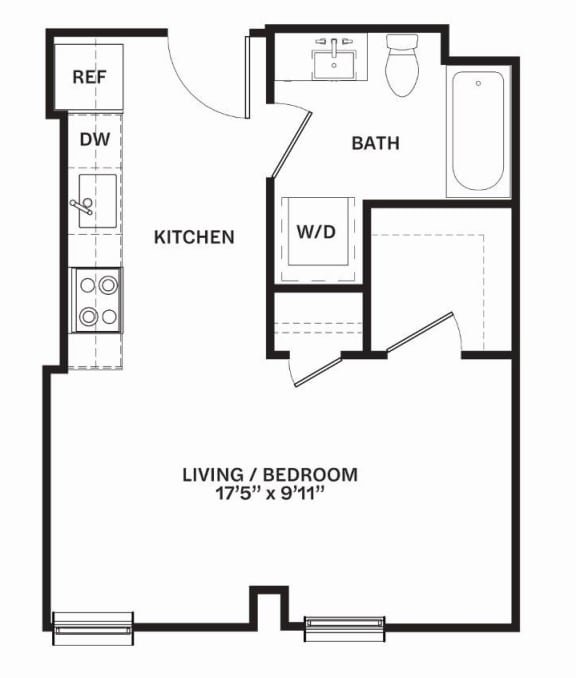 A4.1 Floor Plan at Corner 63, Seattle, WA
