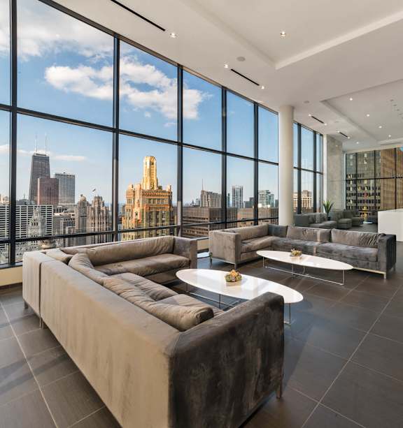 Lounge Area at 73 East Lake, Chicago, IL