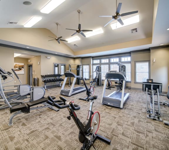 Modern Fitness Center at Avellan Springs Apartments, North Carolina, 27560