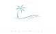 A logo for Malibu Apartments featuring a palm tree and a sun.