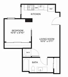 C3 Floor Plan at Corner 63, Seattle