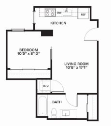 C3 Floor Plan at Corner 63, Seattle