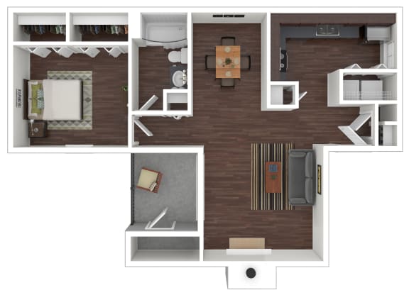 A2 3D floor plan