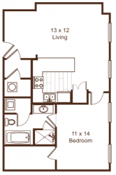 Transit 12 Floor Plan at Metro67, Tennessee