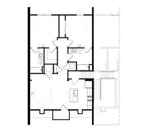 2 Bed 2 Bath Floorplan G at Eastover Commons Residential, Jackson