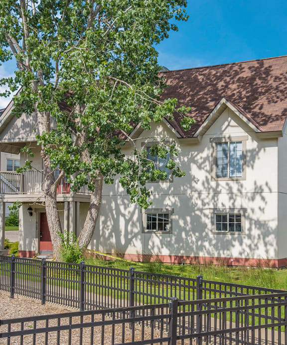 the exterior of an apartment at Heritage Park apartments and townhomes in Minneapolis, MN