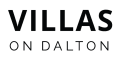 the logo forvillas in white on a black background