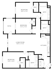 C1 Floor Plan at Arrive Temecula, Temecula, CA