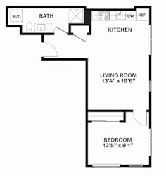 C30 Floor Plan at Corner 63, Seattle, 98115