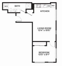 C30 Floor Plan at Corner 63, Seattle, 98115
