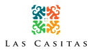 A logo with the text "LAS CASITAS" below it.