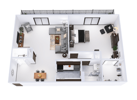 Floor Plans of Alpine Court Apartments in West Allis WI