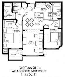 Floor Plan  at The Landings at Silver Lake Village, St. Anthony