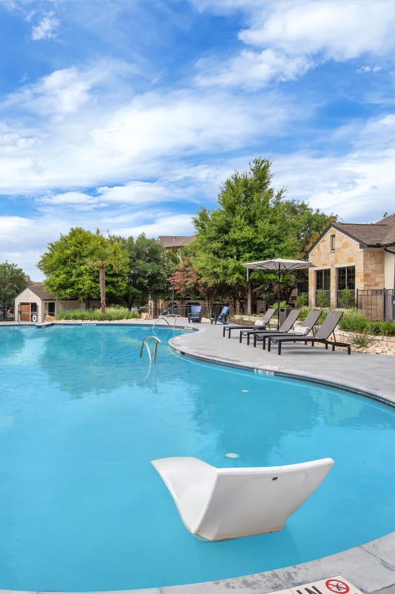 take a dip in our resort style swimming pool