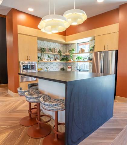 Community Kitchenat Vista Ridge Apartments, Phoenix Arizona
