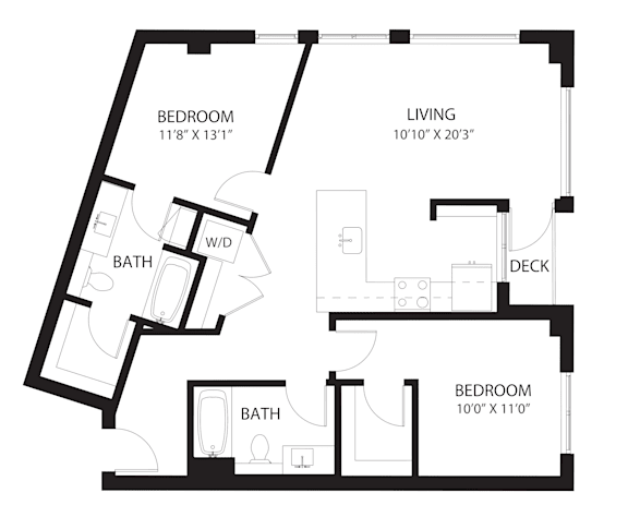 Vela Apartments E1 Floor Plan