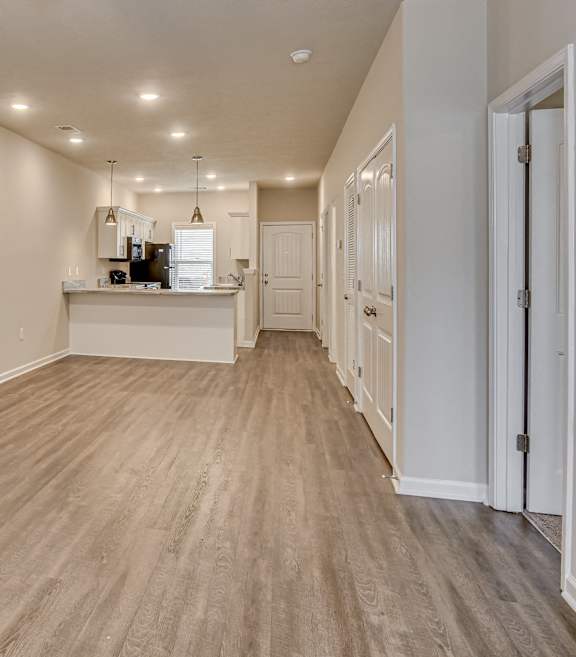 Living And Kitchen at Barrington Apartments, Greenwood, SC, 29649
