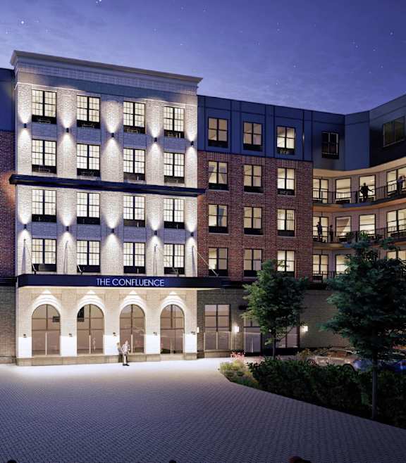 Exquisite Exterior at The Confluence Apartments, Easton