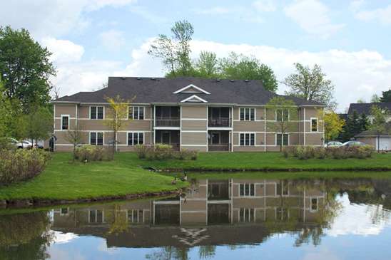 Stonington Park Apartments - Two-bedroom, Two-Bath Units - Two-bedroom, One and a half-Bath Units - Three-bedroom, Two-Bath Units – Getzville, NY – Williamsville School District – Fireplace - Balcony