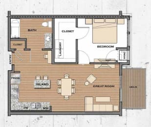 A-ACC Floor plan at Victoria Flats, Victoria, MN 55386