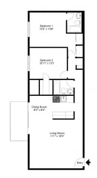 Two Bedroom Apartment at Winton Village Apartments, Rochester, 14623