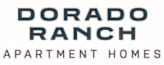 A black background with white text that reads "Dorado Ranch Apartment Homes".