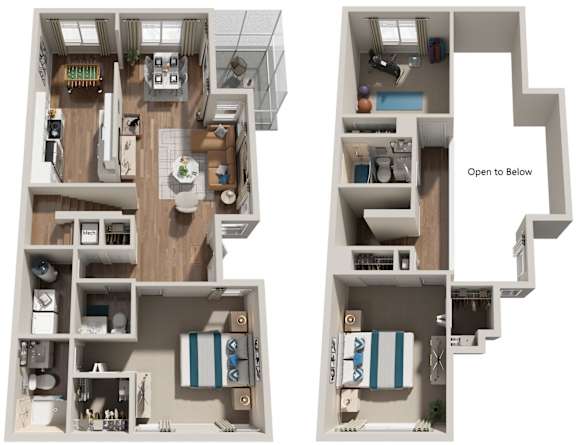 3 Bed 2.5 Bath Floor Plan | 1,650 Sq. Ft