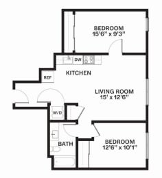 E5 Floor Plan at Corner 63, Seattle, 98115