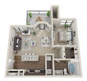 A1 Schooner Floor Plan at The Legends at Eagle Mountain Lake, Fort Worth, 76179