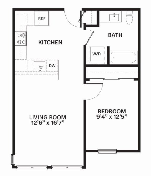 C22 Floor Plan C22 Floor Plan at Corner 63, Seattle