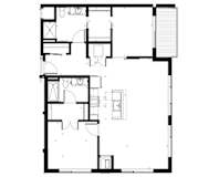 2 bedroom 1 bath floorplan