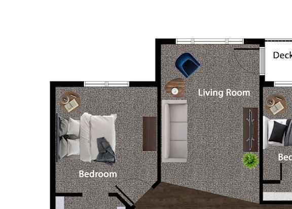 3 Bedroom 2 Bathroom ADA Vista Apartments St. Joseph, MN 56374