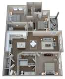 C2A Floor Plan at Century Grove Park, Knightdale