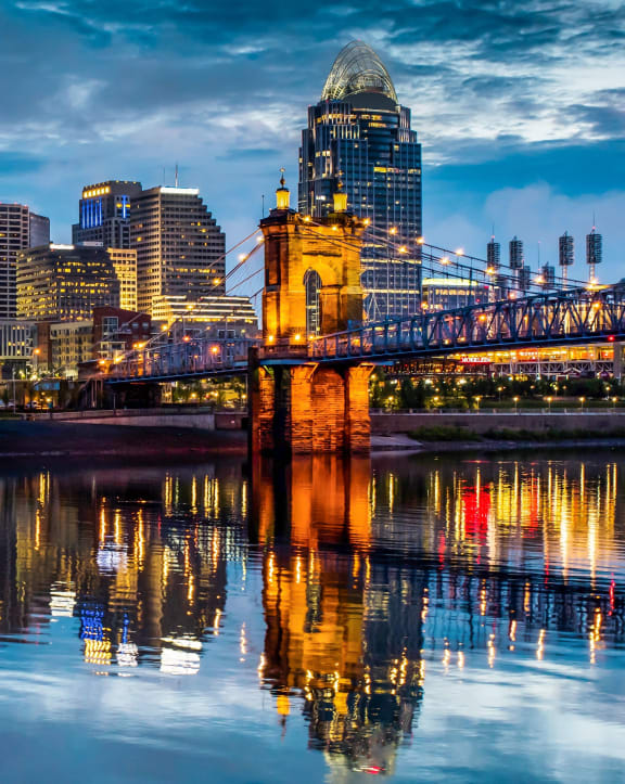 Downtown Cincinnati at Walnut Creek Townhomes, Cincinnati, OH