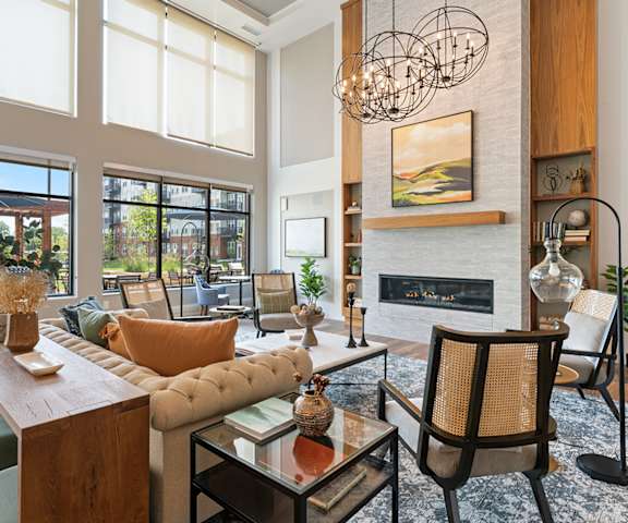 Clubroom at Legacy Commons at Signal Hills 55+ Apartments, West St. Paul