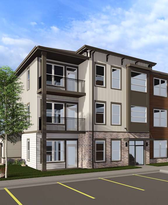 Apartment building at The Logan Luxury Apartments, Nampa, ID, 83651
