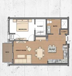 Stieger Floor plan at Victoria Flats, Victoria, Minnesota