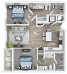 1 bed 1 bath at The Haven at Lake Britt Apartments, Winter Garden, Florida