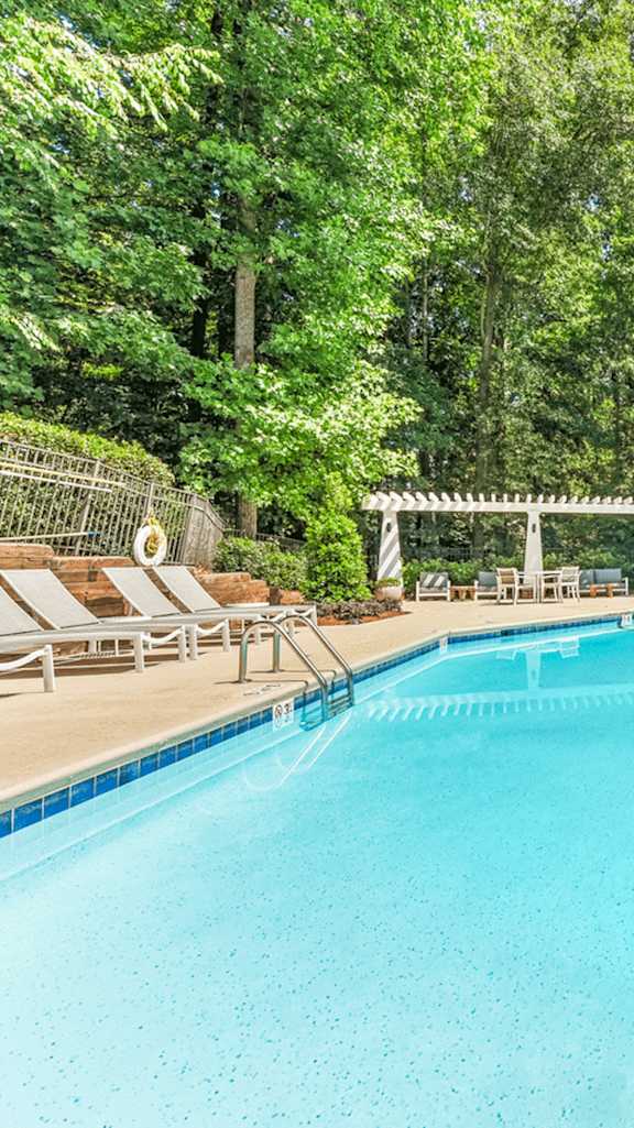 Glimmering Pool at Southpark Commons Apartment Homes, Charlotte, 28210