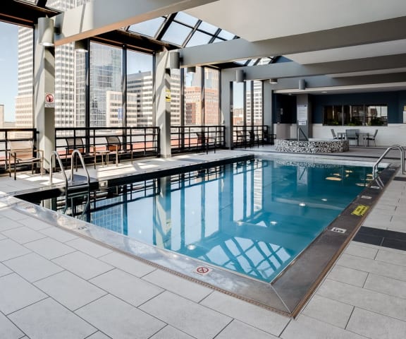 Indoor Pool at Bolero Flats Apartments, Minneapolis