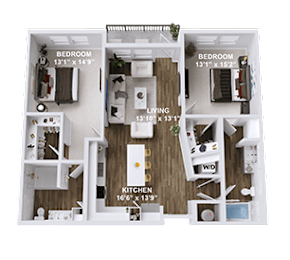 Unit B1 alt balcony at Parkway Crossings, Kissimmee, FL