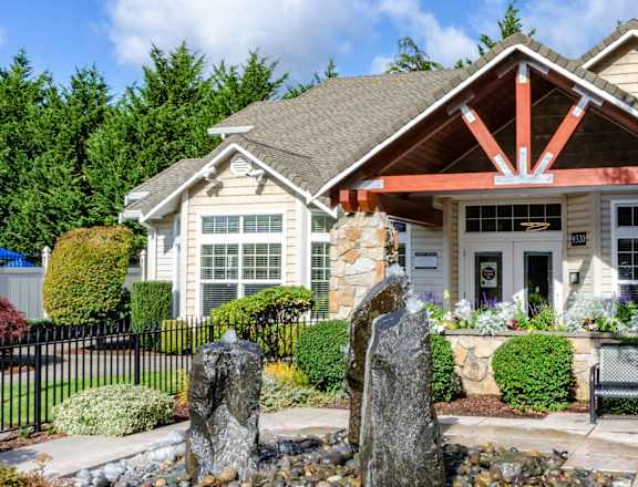 Leasing Office Exterior at Abbey Rowe Apartments in Olympia, Washington, WA