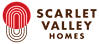 The image is a logo for Scarlet Valley Homes.