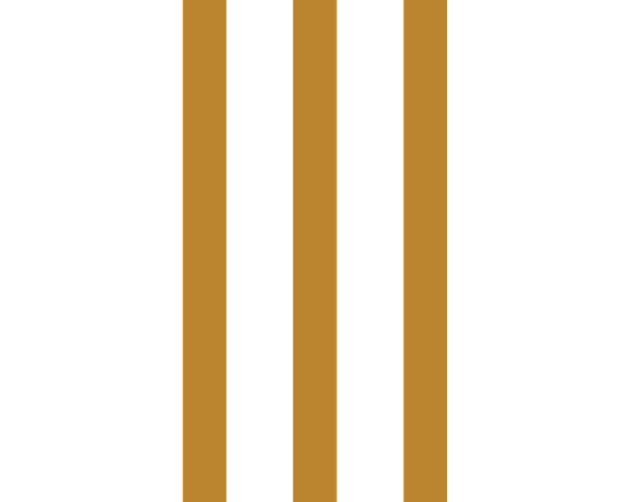 Three vertical bars of equal height with a black background.