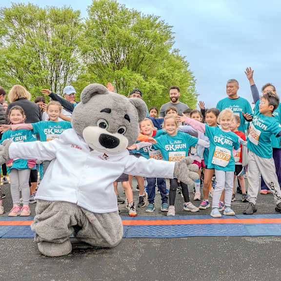 Kids running marathon at Saratoga Square, Virginia, 22153